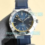 Swiss Clone Breitling Chronomat Automatic GMT 40 Yellow Blue Dial 2836 Watch 